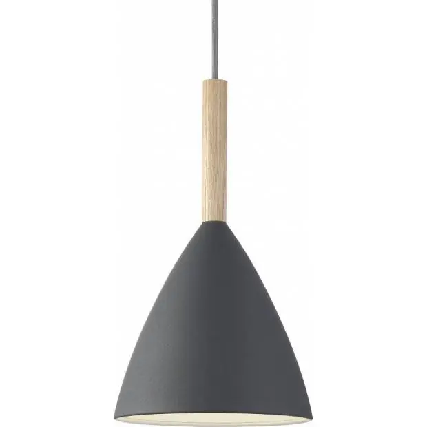 Speciální Cena NL 43293010 NORDLUX 43293010 Pure 20 - Závěsné svítidlo se dřevem Ø20cm, šedá/jasan Nordlux