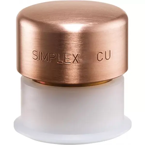 Bezpečná Platba Kladivo s měkkým čelem SIMPLEX C 40mm měď Halder