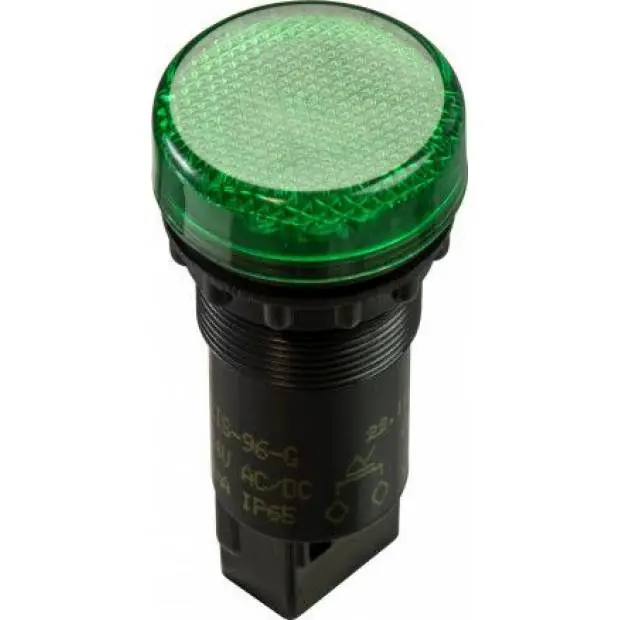 Autentický Indikační signálka EIS-96 G 230AC d22mm Eleco VEP CZ 214850