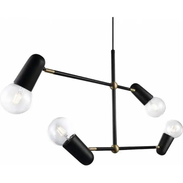 Objednat Nyní NL 46253003 NORDLUX 46253003 Manhattan - Designové závěsné svítidlo 44,5cm, černá Nordlux