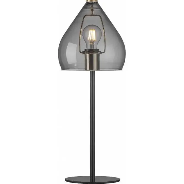 Levný NL 46125047 NORDLUX 46125047 Sence - Moderní skleněná stolní lampa 56,5cm, kouřová Nordlux