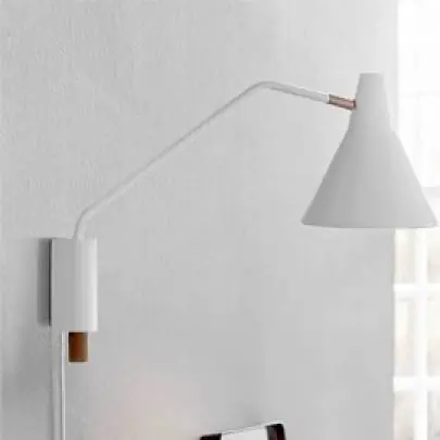 NL 46301001 NORDLUX 46301001 Brassy - Designové nástěnné svítidlo se stmíváním 78cm, bílá Nordlux Novinka