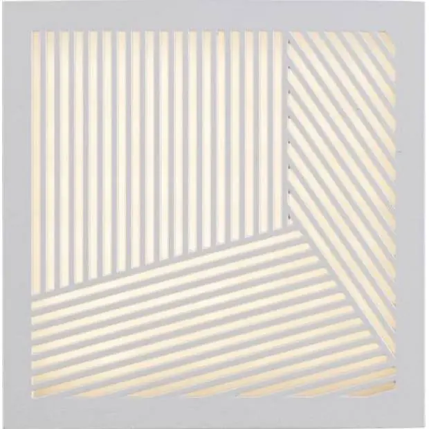 NL 46871001 NORDLUX 46871001 Maze Straight - Nástěnné venkovní LED svítidlo 18x18cm, bílá Nordlux Výhodná Nabídka