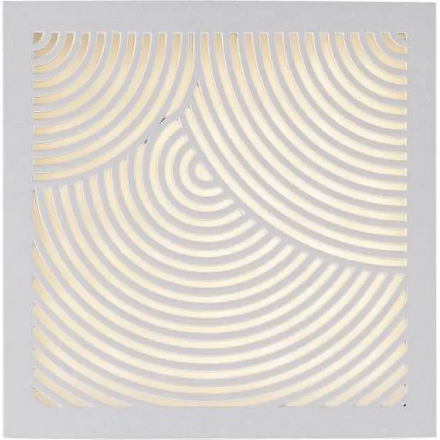 Speciální Cena NL 46881001 NORDLUX 46881001 Maze Bended - Venkovní nástěnné hranaté LED svítidlo 18x18cm, bílá Nordlux