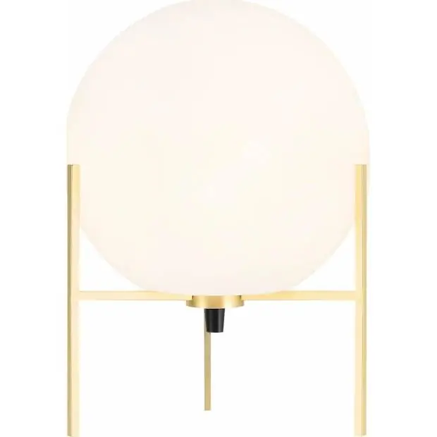 Nakupujte Hned NL 47645001 NORDLUX 47645001 Alton - Elegantní stolní lampa Ø20cm, bílá/mosaz Nordlux