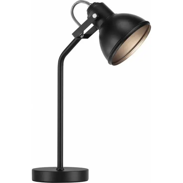 NL 46685003 NORDLUX 46685003 Aslak - Moderní stolní lampa 48cm, černá Nordlux Aktuální