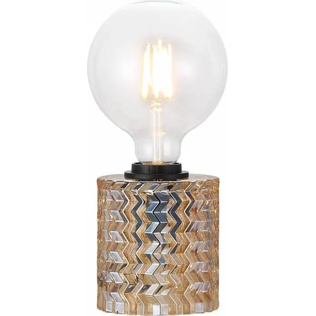 Nová Kolekce NL 46645027 NORDLUX 46645027 Hollywood - Křišťálová stolní lampa Ø10,8 cm, jantarová Nordlux