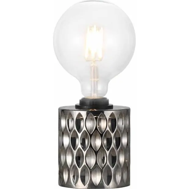 Ihned K Objednání NL 46645047 NORDLUX 46645047 Hollywood - Křišťálová stolní lampa Ø10,8 cm, kouřová Nordlux