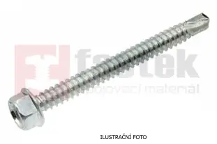 Šroub samovrtný do plechu s šestihrannou hlavou TEX FASTEK DIN 7504 K 6,3x22, ocel, bílý zinek 9T66322-2 Originální