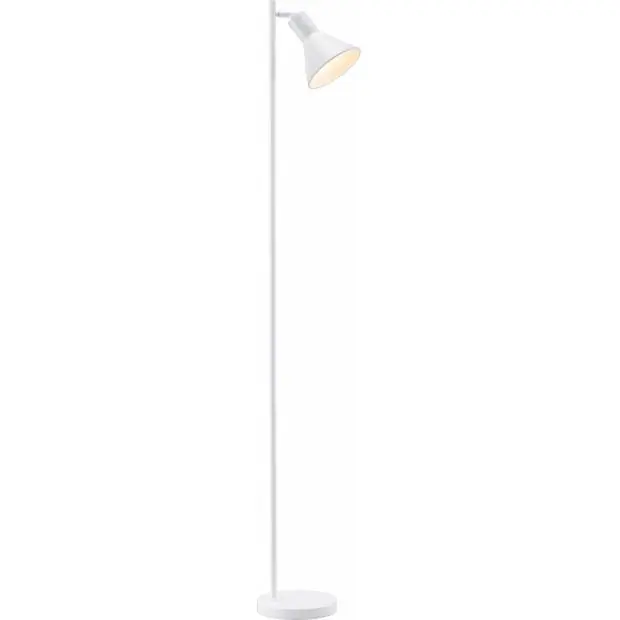 NL 46734001 NORDLUX 46734001 Eik - Stojací lampa s klasickým stínidlem 144cm, bílá Nordlux Nejlepší Cena
