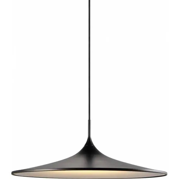 Časově Omezené NL 46333003 NORDLUX 46333003 Skip 35 - Designové závěsné LED svítidlo Ø35cm, černá Nordlux