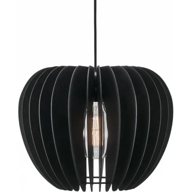 NL 46433003 NORDLUX 46433003 Tribeca 38 - Přírodní závěsné svítidlo Ø38cm, černá Nordlux Vrácení Zdarma