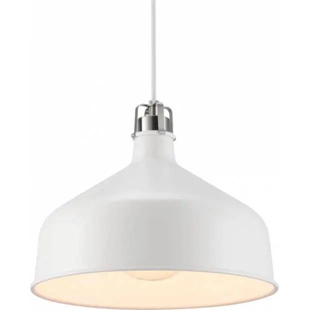 NL 46543001 NORDLUX 46543001 Kingston - Závěsné svítidlo z kovu Ø30cm, bílá Nordlux Kup Teď