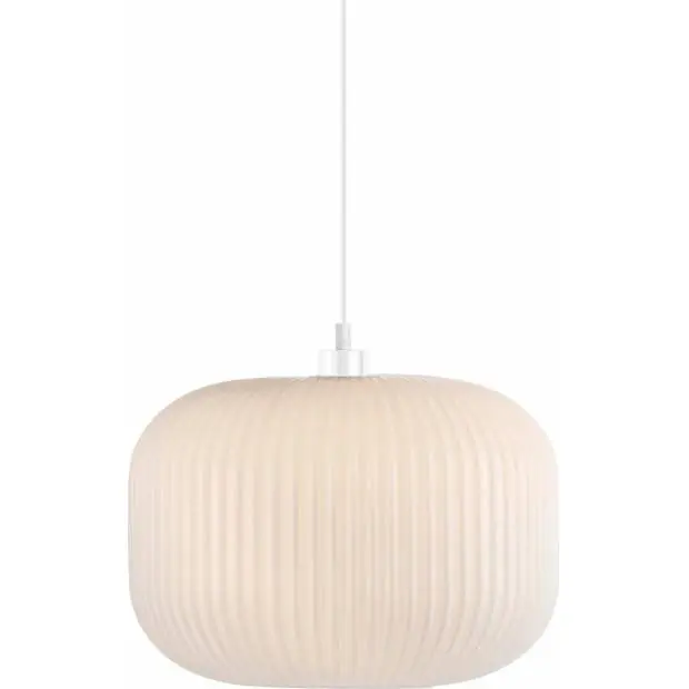 Cenově Výhodný NL 46583001 NORDLUX 46583001 Milford 30 - Designové závěsné svítidlo Ø30cm, bílá Nordlux