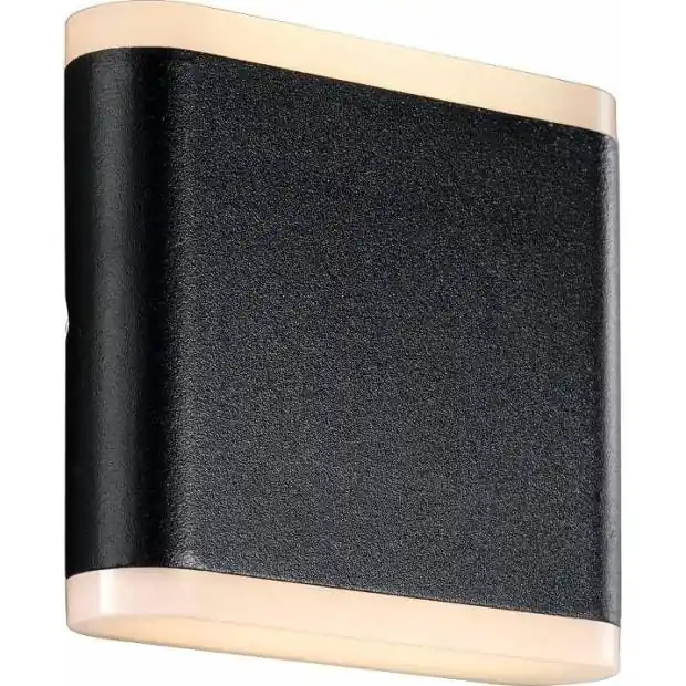 NL 46961003 NORDLUX 46961003 Akron 11 - Venkovní nástěnné LED svítidlo 11,5cm, černá Nordlux Výhodná Nabídka