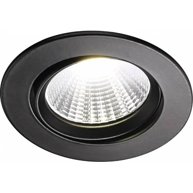 Expresní Doručení NL 47570103 NORDLUX 47570103 Fremont 1-Kit 2700K - Moderní vestavné výklopné LED svítidlo 2700K, černá Nordlux