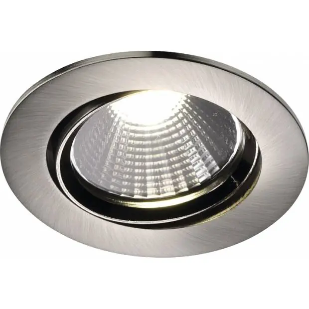 Odeslání Ihned NL 47570132 NORDLUX 47570132 Fremont 1-Kit 2700K - Moderní vestavné výklopné LED svítidlo 2700K, kartáčovaná ocel Nordlux