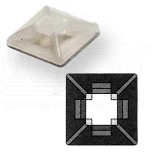 WAPRO PŘÍCHYTKA M-AS-12 (HW-2AC) SAMOLEP. 12,5X12,5MM PRO PÁSKY VÁZ. DO 3,2MM Finální Výprodej