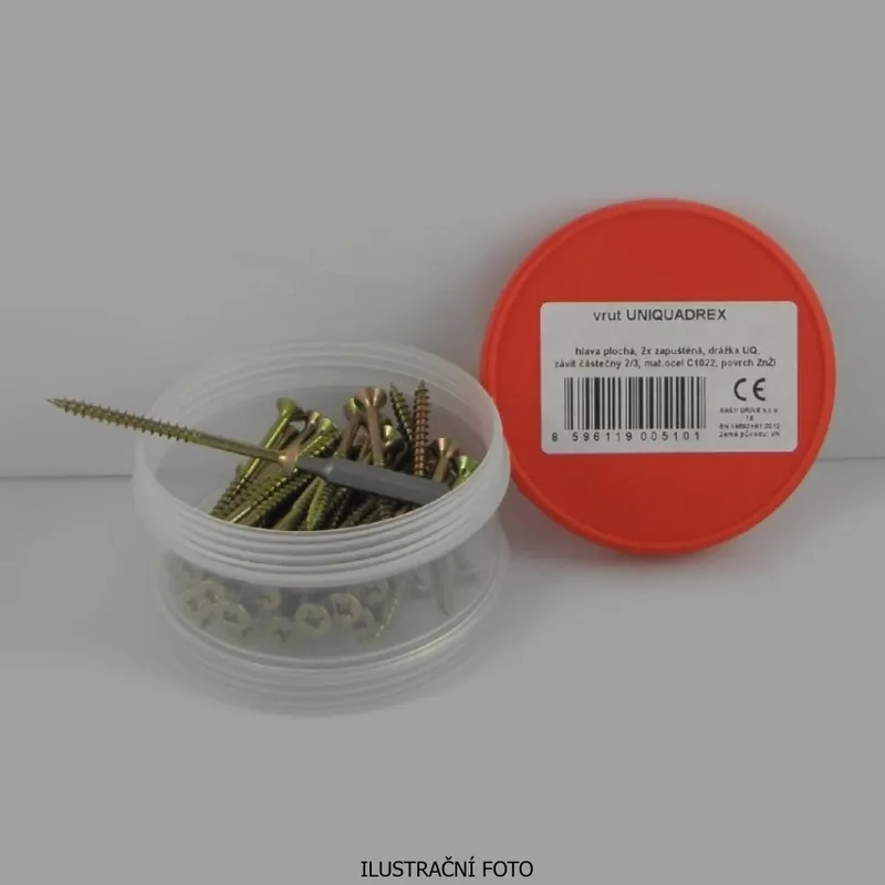 Poslední Šance EASY DRIVE DESKOVRUT 4,0X80MM UQ 2/3 ZNŽL EŠUS PO 30KS