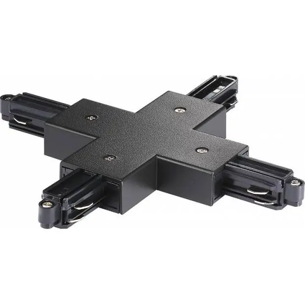 Poslední Šance NL 86079903 NORDLUX 86079903 Link X-Connector - X - spojka pro lištový systém X-spojka, černá Nordlux