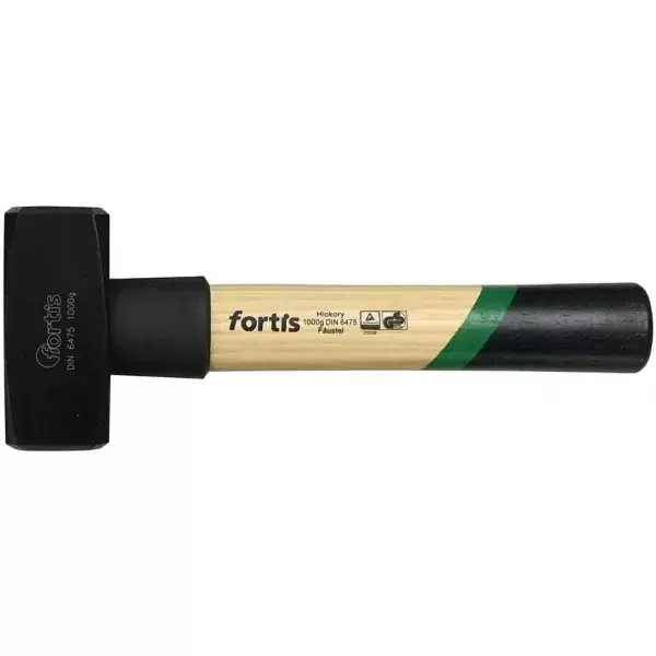 Kladivo DIN6475 Hickory 1000g s ochranou rukojeti FORTIS Originální