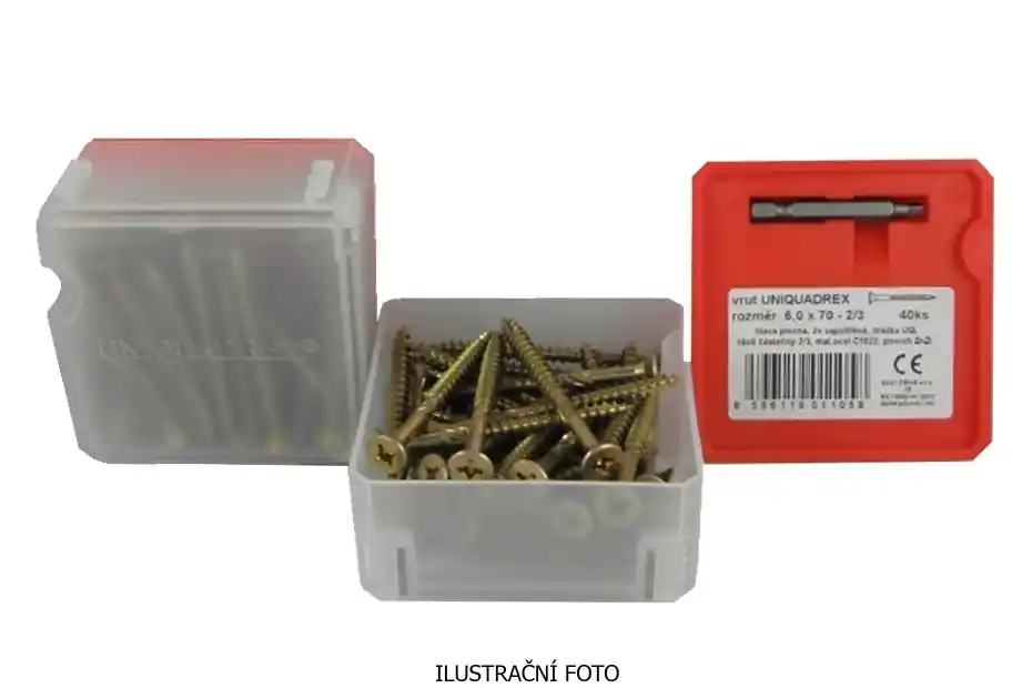 Levný Deskovrut EASY DRIVE 4,5x80 UQ 2/3 ZnŽL Q box 55ks AQ118