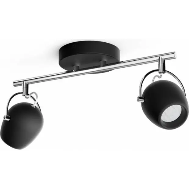 Kup Teď 50612/30/P0 Massive Led bodové svítidlo philips rivano 2x4,3w černé