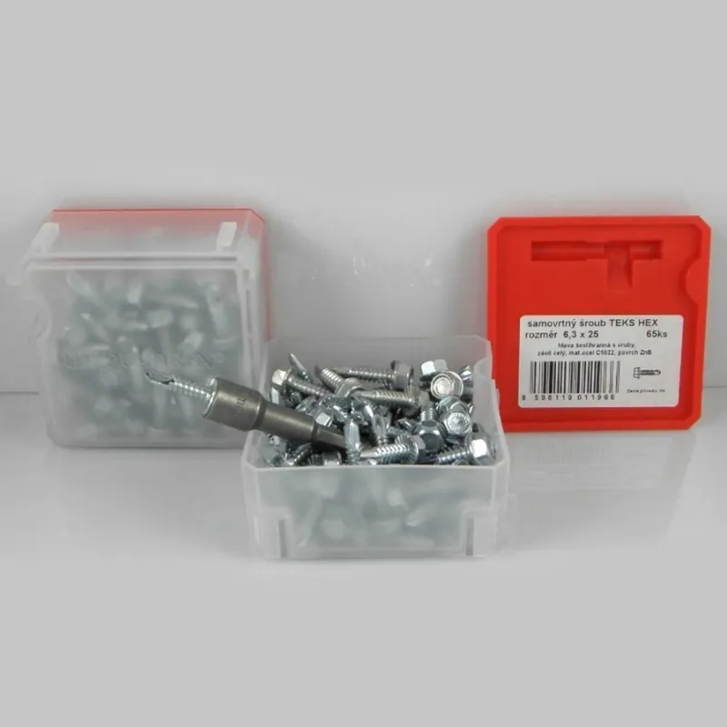Objednat Nyní EASY DRIVE TEX 6,3X25MM HEX Q BOX PO 65KS BQ000052
