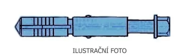 Vysoce Kvalitní ROLKOV KOV.HMOZDINA(KOTVA) SE ŠROUBEM M8,D14 K-120