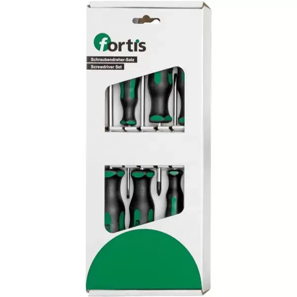 Nakupujte Hned Sada šroubováků 6ks ploché + křížové PZ FORTIS