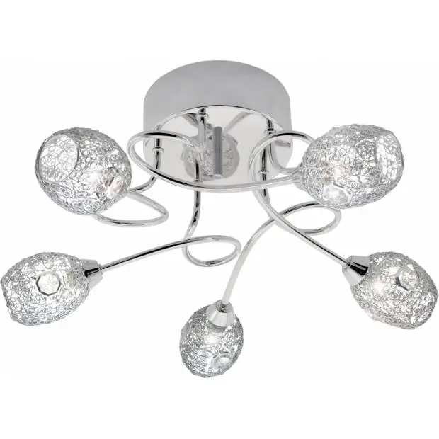 FIRK5K SESSAK FIRK5K Firmino K11212-5K - Elegantní stropní svítidlo 5x28W, chrom Nordlux Ověřený