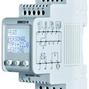 Odeslání Ihned Univerzální digitální termostat s LCD displejem na DIN FENIX EB-THERM 800 16A