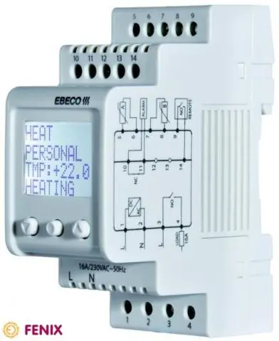 Odeslání Ihned Univerzální digitální termostat s LCD displejem na DIN FENIX EB-THERM 800 16A