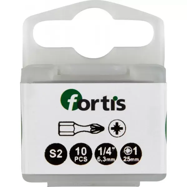 Bit Torsion 1/4“ DIN3126 C6,3 PZ1x25mm Balení FORTIS 10ks Rychlé Dodání