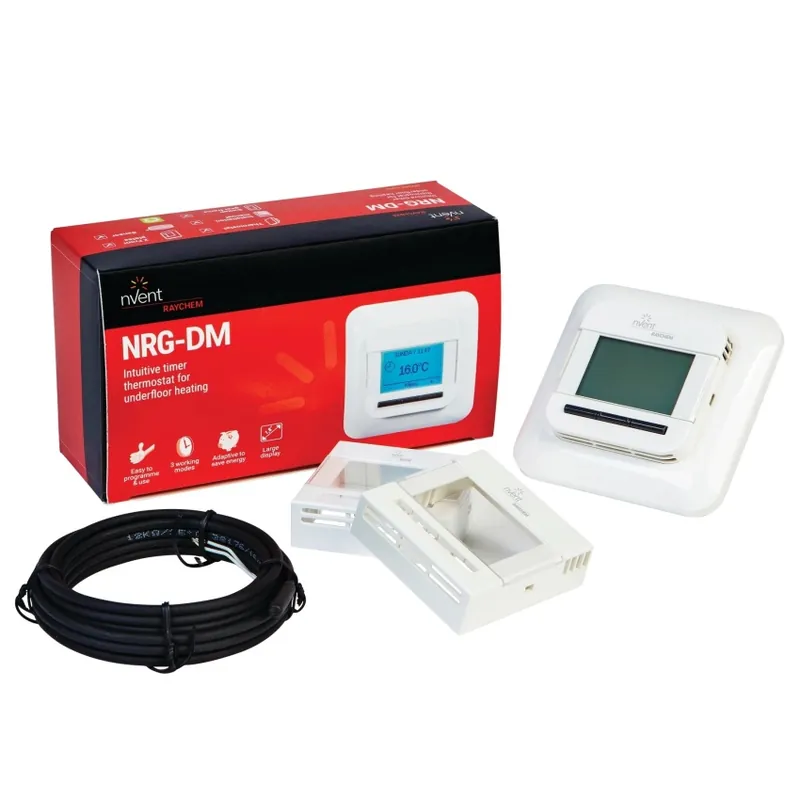 Oblíbený Termostat s digitálním časovačem RAYCHEM R-NRG-DM elektron., týdenní program 1244-015152