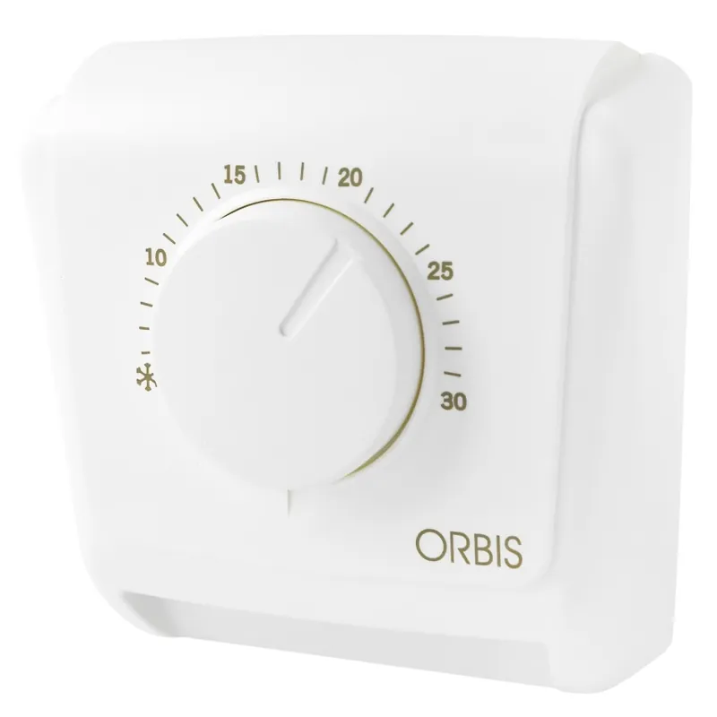 Termostat ORBIS CLIMA ML ELEMAN pokojový, mechanický, 16A (2,5A), 250V AC Sleva