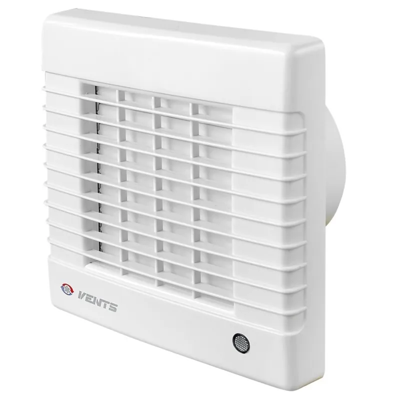 Vrácení Zdarma Ventilátor s automatikou žaluzií ELEMAN VENTS 100 MA (AZ) 18W 230V AC IP24 1009011