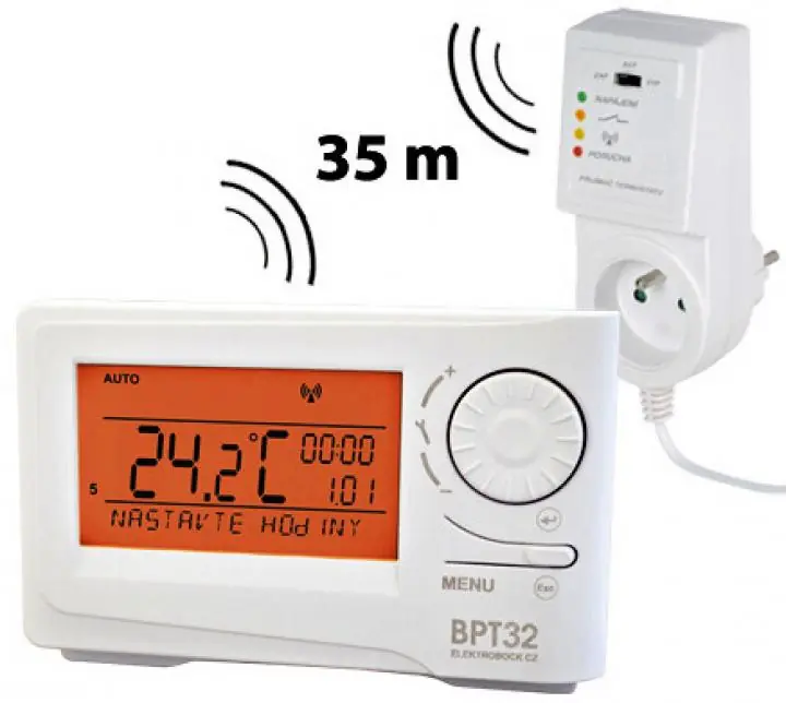 ELEKTROBOCK TERMOSTAT BPT-32 BEZDRÁT. Cenově Výhodný
