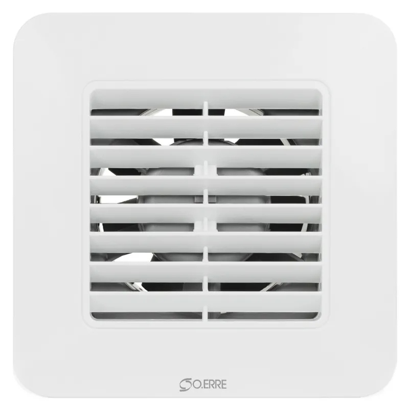 Ventilátor axiální s kluzným ložiskem SCAME O.ERRE UNICO C 15/6 BB T čas.doběh, zpět.klapka, průměr 150mm 0057331 Levný