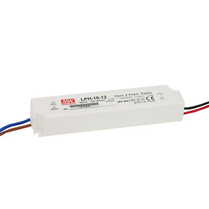 Napájecí zdroj pro LED MEAN WELL LPH-18-12 18W 12VDC IP67 11551 Nejlepší Volba