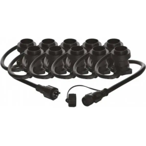 Autentický DCPZ02 Spojovací světelný řetěz na 10 žárovek E27 bez přívodu EMOS Lighting