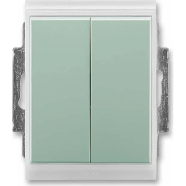 3558E-A05940 22 Přepínač sériový, řaz. 5, IP 44, agáve/led. bílá Akční Cena