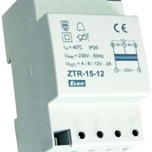Akční Nabídka ELKO EP TRAFO ZVONK. ZTR-15-12 4-8-12V,15VA,2M 3928