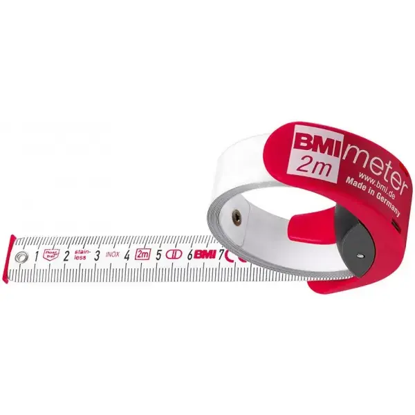 Metr svinovací BMImeter 3mx16mm bílý BMI Zlevněný