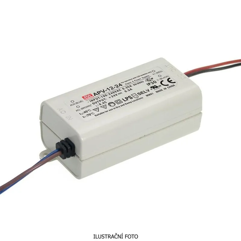 Jen Po Omezenou Doba Napájecí zdroj pro LED MEAN WELL APV-12-12 12W 12VDC 91284