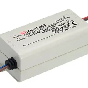 Akční Nabídka MEAN WELL ZDROJ PRO LED APC-12-350 12W VSTUP 90-264V AC, 127-370V DC VÝSTUP 350MA 9-36V 91280