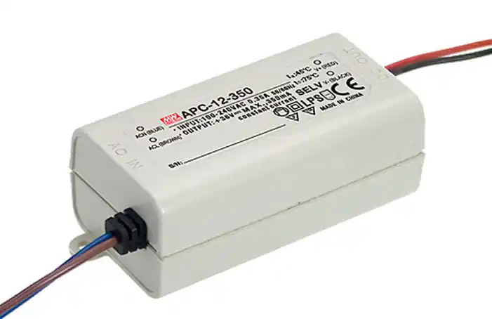 Akční Nabídka MEAN WELL ZDROJ PRO LED APC-12-350 12W VSTUP 90-264V AC, 127-370V DC VÝSTUP 350MA 9-36V 91280