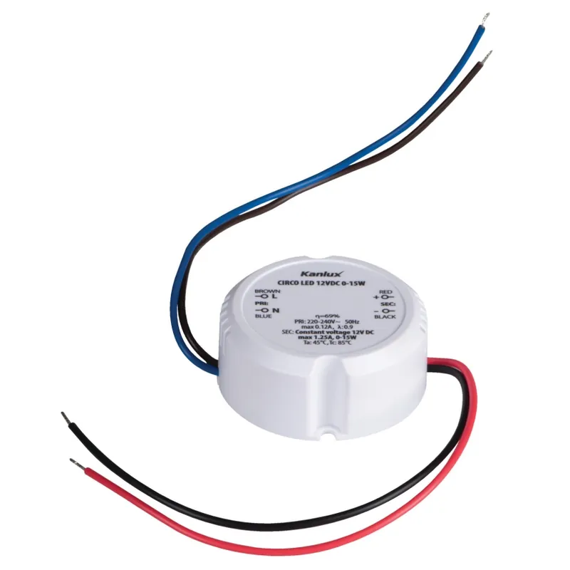 Dokud Zásoby Vydrží KANLUX TRAFO CIRCO N LED 12VDC 0-15W 24243