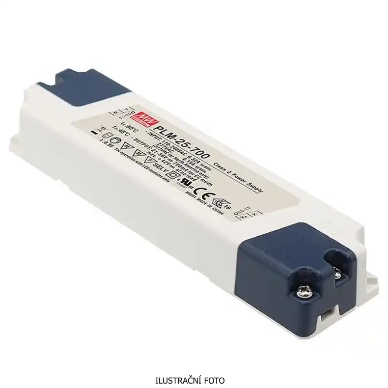 MEAN WELL ZDROJ PRO LED PLM-25-350 25W VSTUP 110-295V AC, 156-417V DC VÝSTUP 350MA 42-72V 91794 Výhodná Nabídka