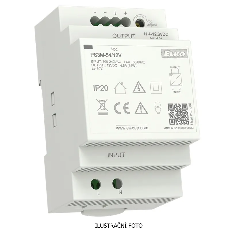 Odeslání Ihned ELKO EP ZDROJ PS3M-60 24V DC 60W 8052